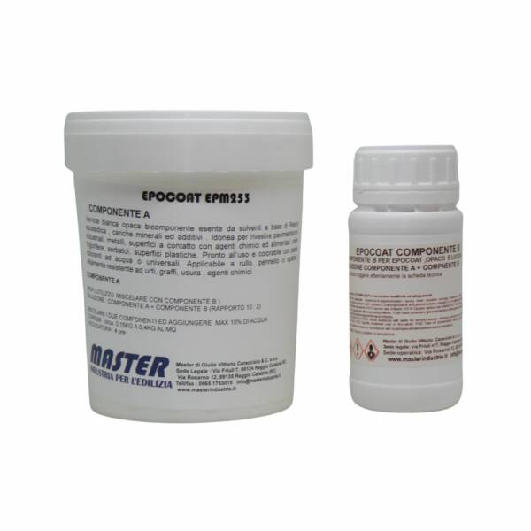 Resina Epossidica Colorata Per Pavimenti 1,2 Kg Resa 12 Mq. (EpoCoat)